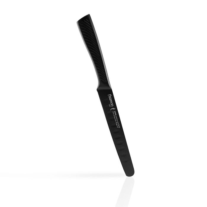 Нож для тонкої нарізки с виточками Fissman SHINAI graphite (2485)