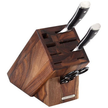 Підставка для ножів на 9 предметів, дерево акації 22 х 11,5 см Continenta