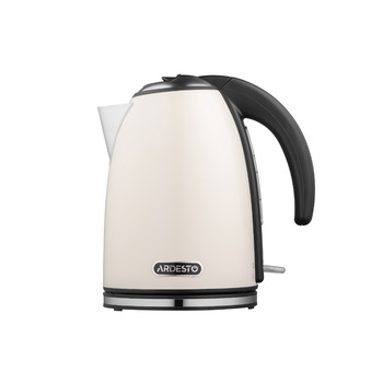ARDESTO Електрочайник EEKL-F340BG 1.7л/2200Вт/strix контроль/нерж. сталь/бежевий