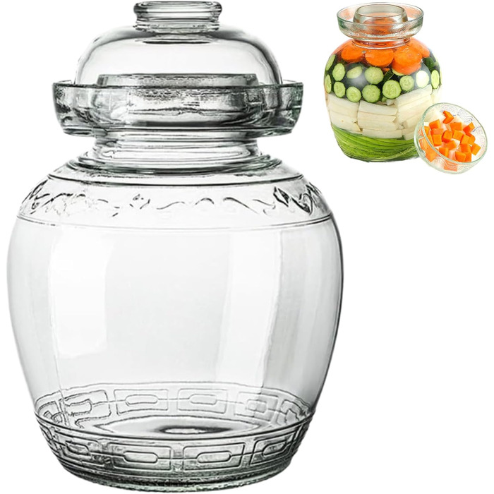 Банка для консервації з кришкою 1,5 л Dbvnnsy