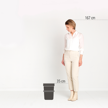 Відро для сміття 12 л Sort & Go Brabantia