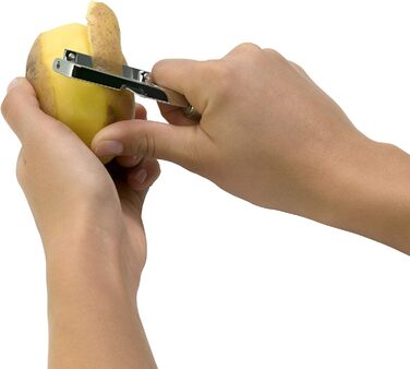 Набір віночків WMF Profi Plus 3 шт. и, віночок з нержавіючої сталі частково матовий, віночок, віночок, віночок, можна мити в посудомийній машині (комплект з картоплечисткою)