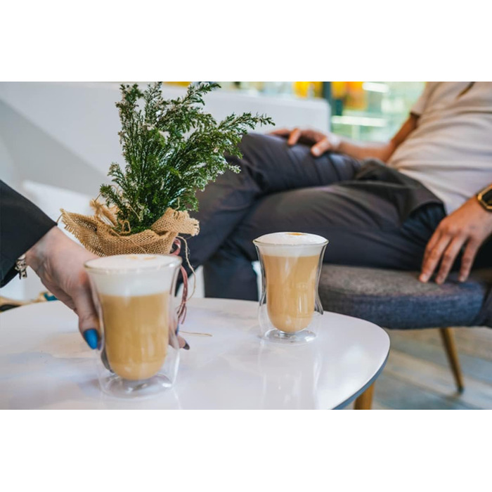 Набір із 6 склянок для кави 300 мл Konsimo