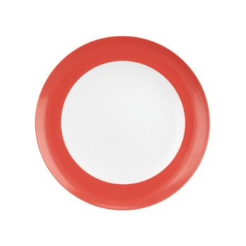 Обідня тарілка 27 см біло-червона Liberty Pure Colors Seltmann Weiden