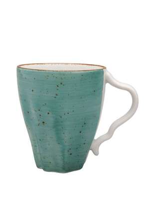 Чашка Lubiana Stone age decor 350 мл бірюзова 4610-6030L