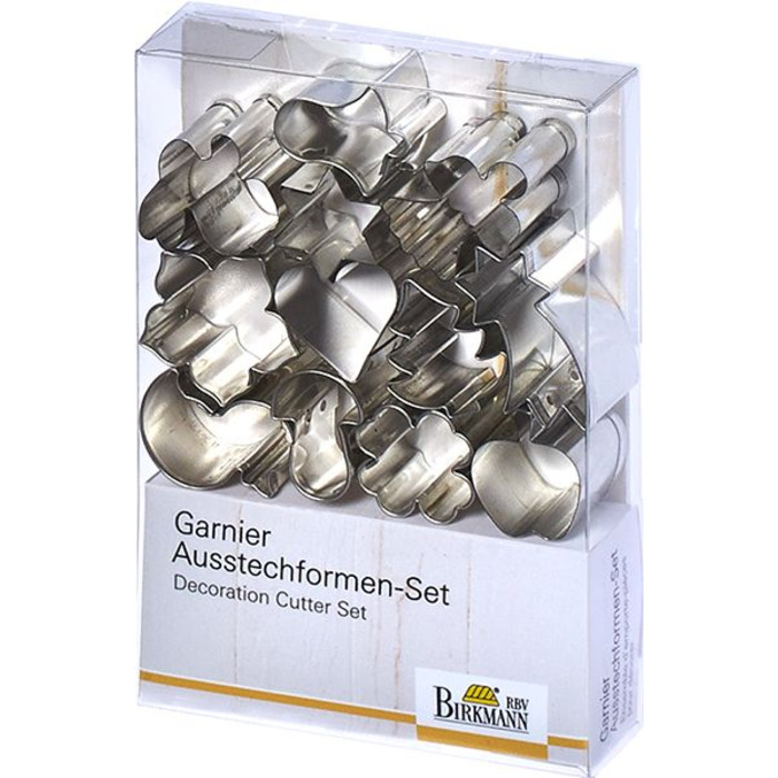 Набір форм для прикраси випічки маленький, 12 шт, Celebration RBV Birkmann