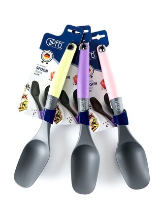 GIPFEL Ложка 33см. Колір ручки: зелений, фіолетовий, рожевий (, нейлон, ручка: PP TPR) 6348 GIPFEL