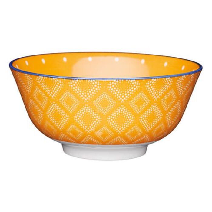 Миска Kitchen Craft ORANGE SPOT, керамика, диам. 16 см, 500 мл
