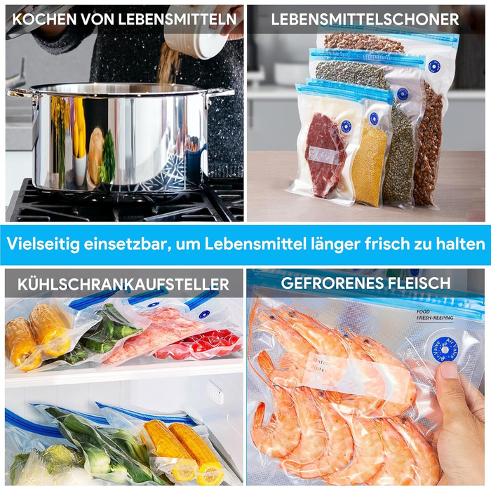 Вакуумні пакети 12 пакетів 30 x 34 см INQUIRLLY