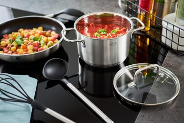 Каструля 16 см з кришкою Basic Line Rosle