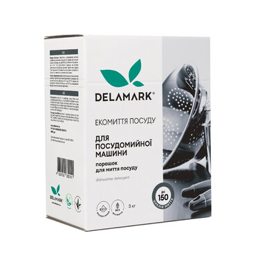 Засіб для миття посуду в посудомийній машині 3 кг DeLaMark
