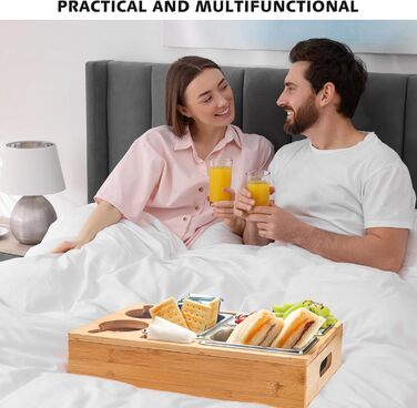 Органайзер для снеків з 3 мисками 40 х 26 х 8 см CENOVE