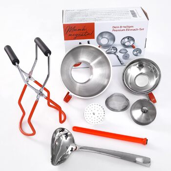 Набір для консервації 8 предметів помаранчевий Megusta