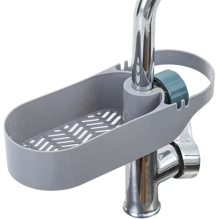 Органайзер для кухонної раковини, сірий 18 x 9,7 x 5 см Generic