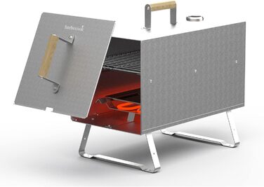 Електрична коптильня для теплого копчення 25,5 х 50,25 х 40,5 см barbecook