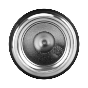 Термос Fissman 390 мл колір чорний нержавіюча сталь (9866)