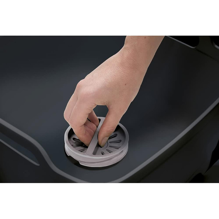 Контейнер для миття посуду 9 л, темно-сірий Wash&Drain Joseph Joseph