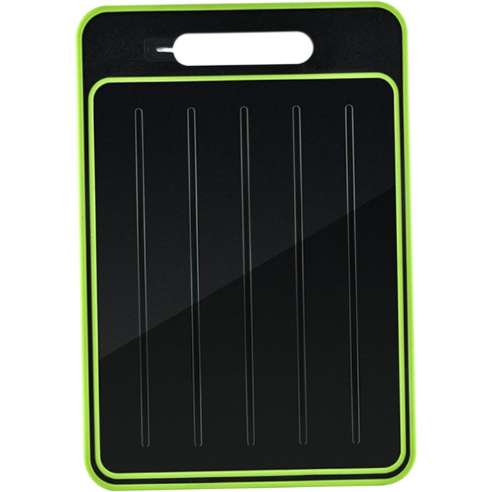 Дошка для розморожування та нарізання 36,5 х 25 см, чорний/зелений SMELEYOU