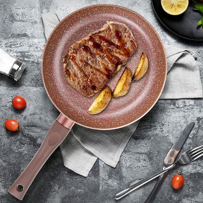 Сковорода глубокая для жарки Fissman MOSSES STONE 28x 7,5 см (14700)