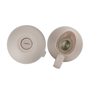 Термоглечик Fissman 1000 мл, колір КОРИЧНЕВИЙ пластиковий корпус зі скляною колбою (19845)