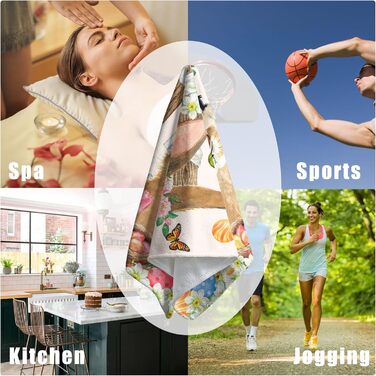 Різдвяні кухонні рушники Kwlegh, рушник для рук, різдвяна ялинка, цукерка-тростина, сніжинка, рушник для пальців, набір з 2 шт. , милий чоловічий банний рушник, високопоглинаючі рушники, 36 x (великодній)