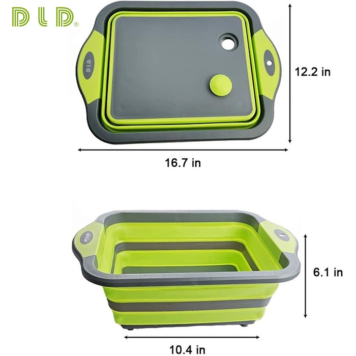 Складана обробна дошка 42,4 х 31 см D L D