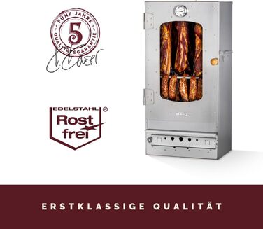 Коптильна шафа на 10 кг на дровах Kaiser Company