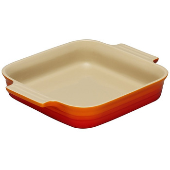 Блюдо квадратне 23 см, помаранчевий Le Creuset
