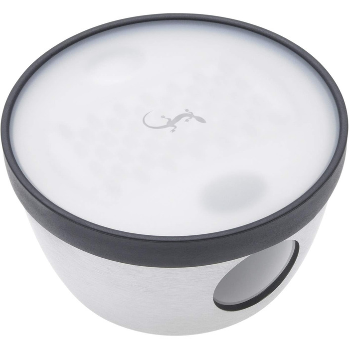 Терка для пармезану з кришкою та піддоном з нержавіючої сталі, 13 х 6 см, срібляста Lurch