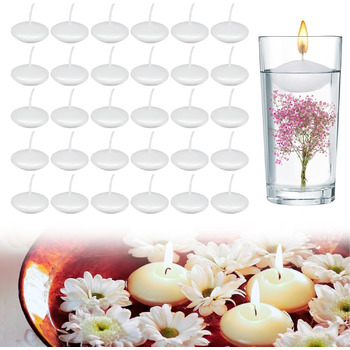 Набір із 30 плаваючих свічок білого кольору GOWTX