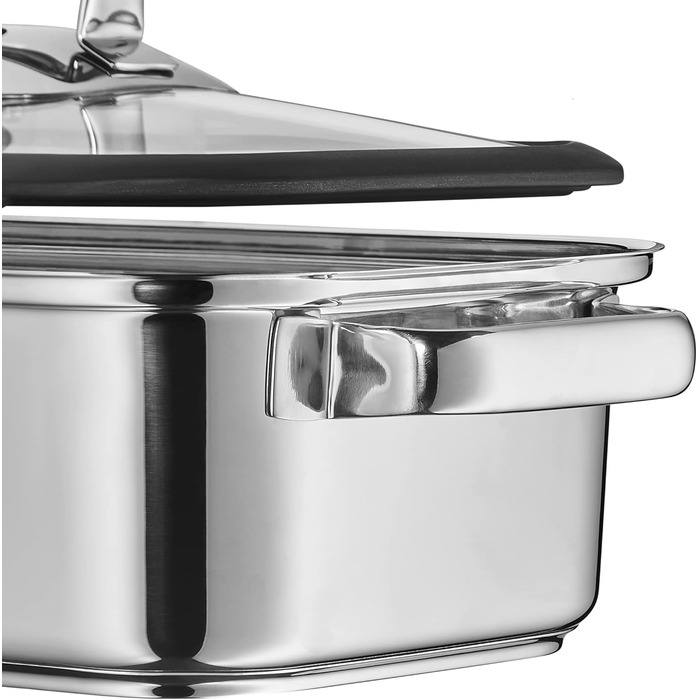 Жаровня 41 x 27 см с паровой корзиной и щипцами для спаржи Vitalis Aroma WMF