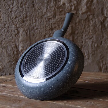 Глубокая сковорода Fissman VULCANO 24 см индукционная (4698)