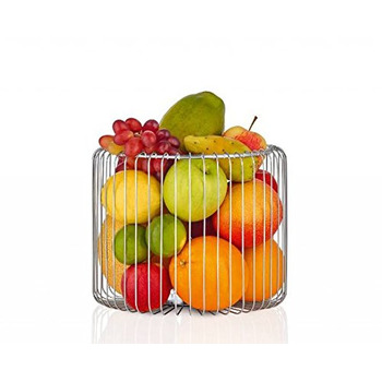 Кошик для фруктів / овочів срібло 25 см Estra Blomus