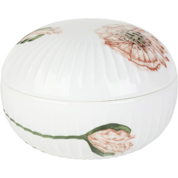 Емкость для сладостей с крышкой 12 см белая Poppy Hammershøi Kähler