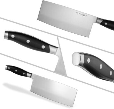 Нож для очистки овощей linoroso 9 см Нож для овощей Острые ножи для фруктов Кухонные ножи Маленькие кухонные ножи Поковки из немецкой углеродистой стали Эргономичная ручка с элегантной подарочной коробкой - серия Classic (7,5-дюймовый нож для мясника)