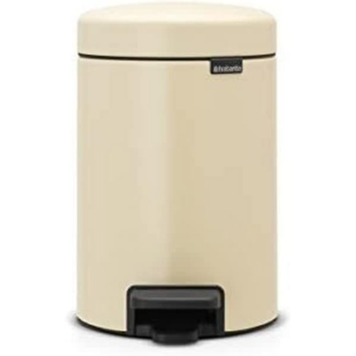 Сміттєвий бак з педаллю 20 л безшумний мигдальний NewIcon Brabantia