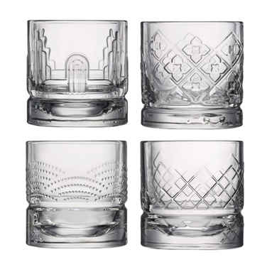 Склянка 300 мл, набір 4 шт., 4 різних дизайну, Dandy, La Rochere