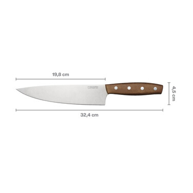 Нож для шеф-повара Fiskars Folken FSC 20 см (1075696)