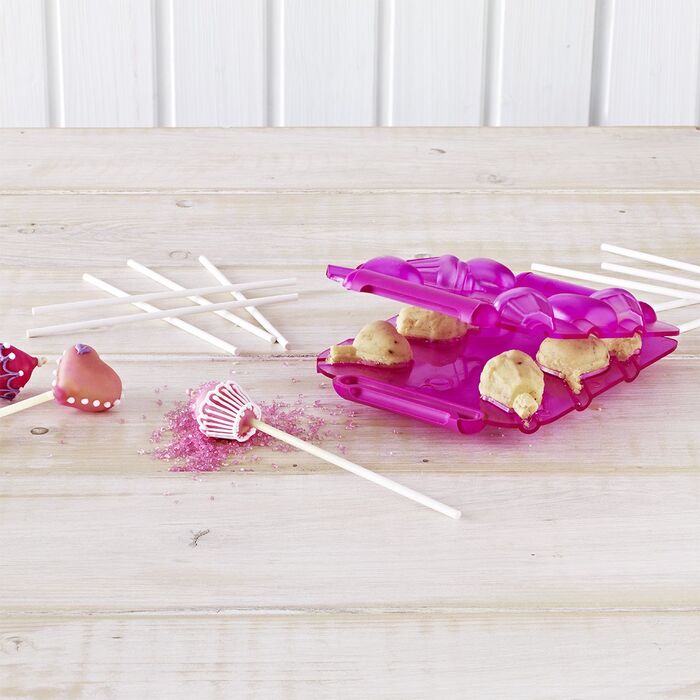 Форма для випічки міні-тістечок, 12 x 3 x 12 см, рожева, RBV Birkmann