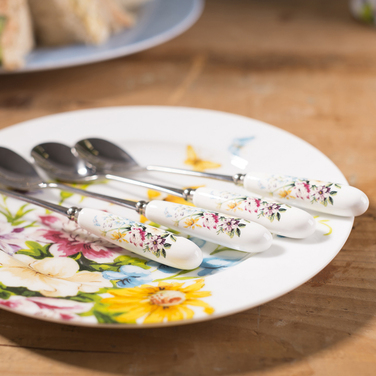 Набір ложок холодного чаю CreativeTops ENGLISH GARDEN, 4 шт.