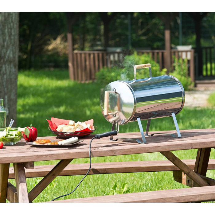 Електрична коптильня  до 250 °C, 1100 Вт, 25 x 25 x 46 см Rosenstein & Söhne