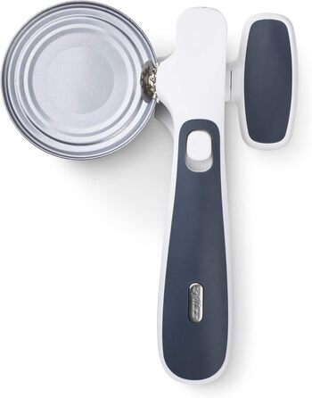 Відкривачка Zyliss Strong Boy 2, ABS, TPE, нержавіюча сталь, нейлон, посилений ПВХ, сірий, 23 x 5 x 4 см, E46145 (консервний нож із замком і підйомом)