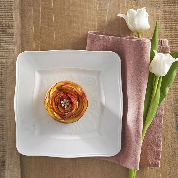 Чашка для чаю з блюдцем La Porcellana Bianca FLORENTINA, порцеляна, 180 мл