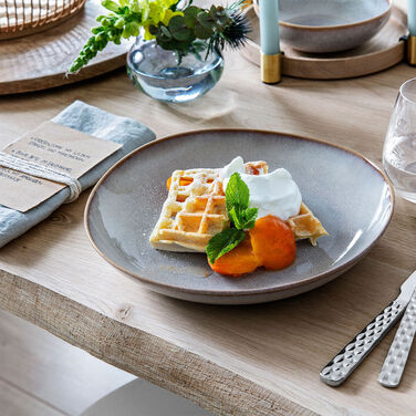 Блюдо глибоке 27 см бежеве / сіре Lave Villeroy & Boch