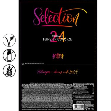 Класичний набір спецій Hallingers - 1 - Подарунковий набір спецій ручної роботи, 12 спецій з усього світу (Набір) - Літній подарунок та ідеальний подарунок для барбекю Подарунок для нової домівки &quotВітання та дружба&quot Класичні спеції., 12 спецій (73