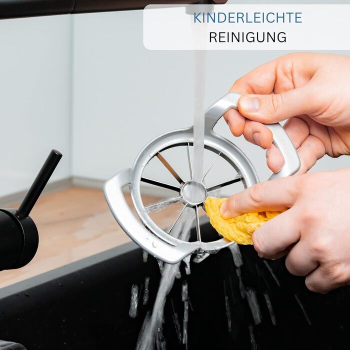 Слайсер для яблук і груш Westmark/серцевина для фруктів, ø 9 см, алюміній/нержавіюча сталь, Divisorex, срібло, 51102260