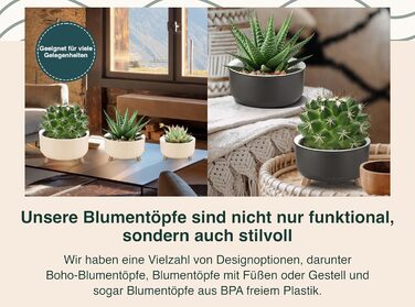 Набір горщиків для квітів 3 шт. Uandu