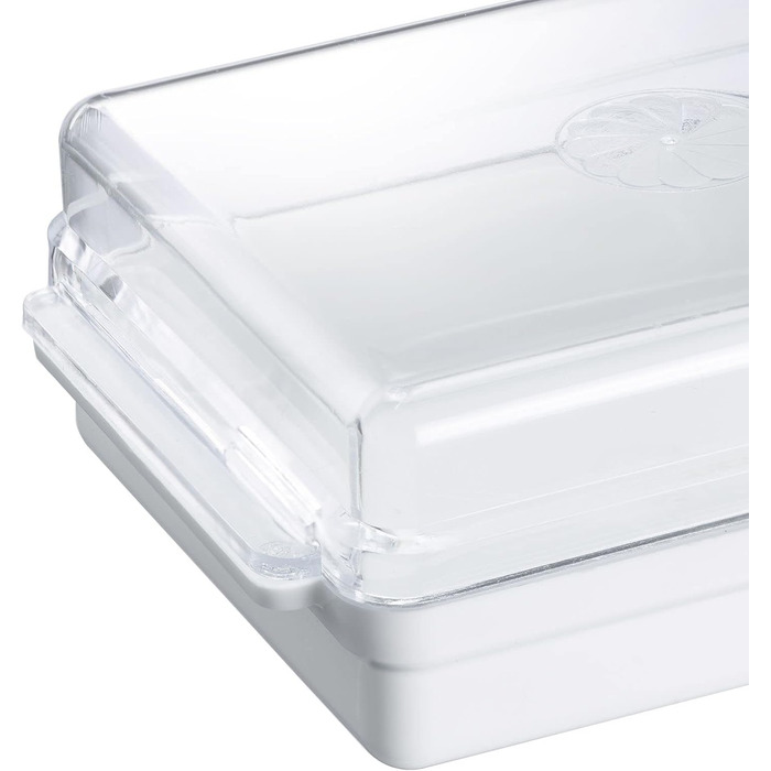 Маслянка Westmark - Ідеально підходить для сервірування та зберігання - Можна мити в посудомийній машині - Спеціальне полегшення для безпечного захоплення (традиційний, набір з 2 шт. )