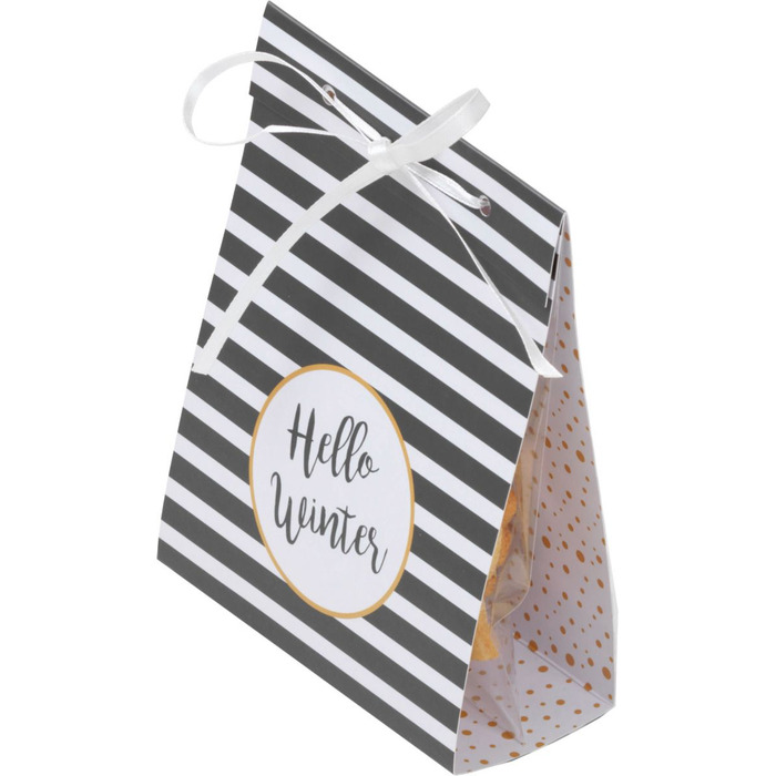 Набір подарункових пакетів, 6 шт, 11,5 x 18 см, Christmas Glamour RBV Birkmann