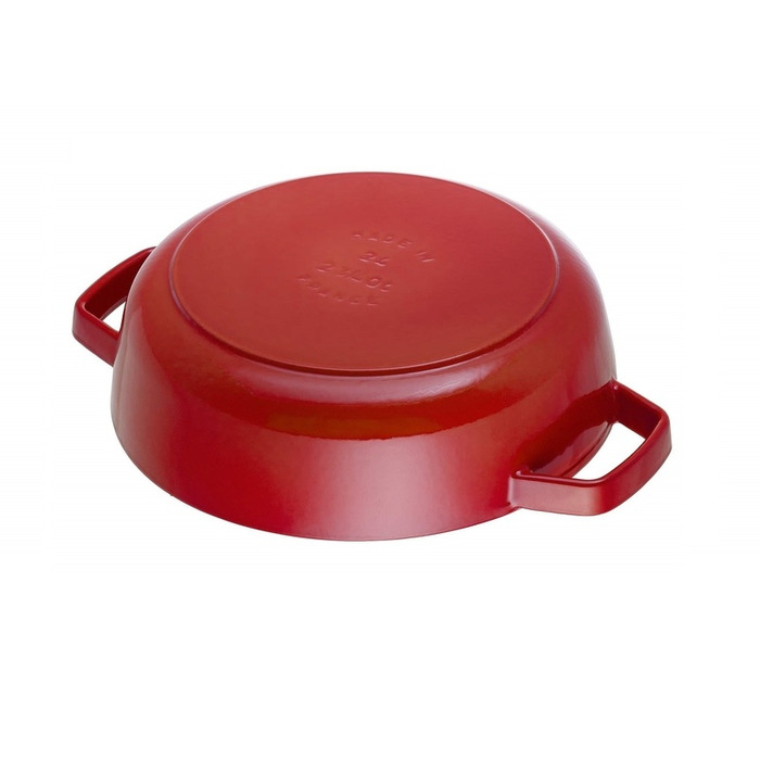 Чавунна жаровня Chistera з кришкою 24 см, вишневий Staub